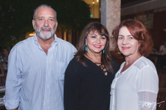Jorge Fiúza, Carmen Cinira e Lilian Quinderé