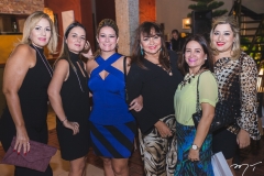 Márcia Peixoto, Raquel Vasconcelos, Tatiana Luna, Carmen Cinira, Cris Albuquerque e Manu Romcy