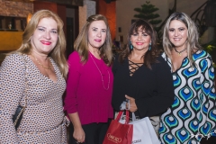 Marisa Costa, Jória Araripe, Carmen Cinira e Régia Costa