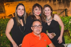 Raquel Vasconcelos, Juarez Soares, Carmen Cinira e Sandra Mendes