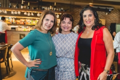 Carla Melo, Christiane Leite e Izabeli Leitão