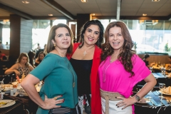 Carla Melo, Izabeli Leitão e Claudia Quental