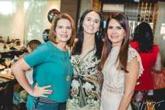 Carla Melo, Neusa Rocha e Lorena Pouchain