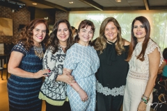 Claudia Alexandre, Martinha Assunção, Chris Leite, Safira Moreira e Lorena Pouchain