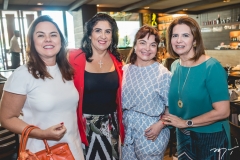 Denise Cavalcante, Izabeli Leitão, Chris Leite e Carla Melo