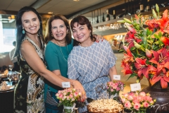 Neusa Rocha, Carla Melo e Chris Leite