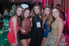Lija Ximenes, Carol Diogenes, Larissa Thé, Julia Pinto e Maria Beatriz Bezerra