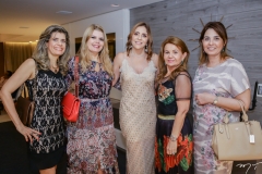 Elida Escóssia, Daniele Pinheiro, Cristiane Faria, Sonia Praça e Euvladia Fontenele