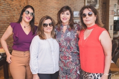 Elisa Oliveira, Nágila Corrêa, Cristiane Faria e Cláudia Gradvohl