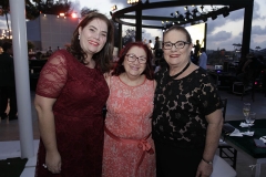 Raquel Pontes, Honorata Mendes e Filomena Marino