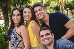 Letícia Correa, Paula Soares, Eladio Brito e Heitor Sampaio