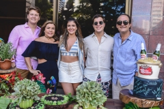 Lucas Lobo, Andréa Bonorandi, Rebecca Bonorandi, Dante Bonorandi Filho e Dante Bonorandi