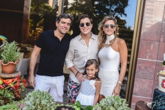 Marcelo Franco, Dante Bonorandi, Rochelle e Bianca Franco