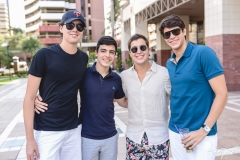 Matheus Canamary, Daniel Figueiredo, Dante Bonorandi e Pedro Jereissati