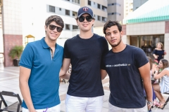 Pedro Jereissati, Matheus Canamary e Pedro Luca