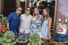 Thomaz Mendonça, Dante Bonorandi, Carol Mendonça e Rebecca Bonorandi