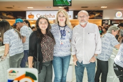 Luciana Gimenes, Marcilene Pinheiro e Raimundo Nonato