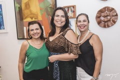 Roberta Ary, Andréa Rios e Gina Campos