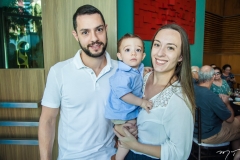 Bernardo, Beatriz e Eden Coimbra