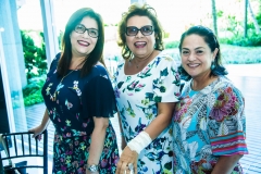 Cristiane Feijó, Vanda Bastos e Francilene Alves