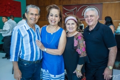 Fernando, Inês Rodrigues, Auricélia e Deusmar de Queiros