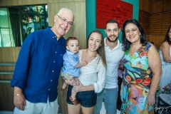 Humberto Lima, Bernardo, Beatriz e Eden Coimbra e Rose Lima