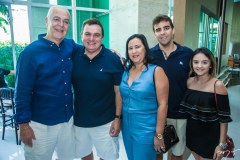 Humberto Lima, Martônio, Telma, Marcelo Rodrigues e Lara Holanda