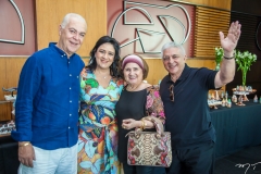 Humberto, Rose Lima, Auricélia e Deusmar de Queiros