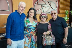 Humberto, Rose Lima, Auricélia e Deusmar de Queiros