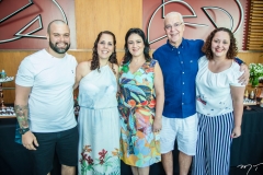 Leonardo Parente, Juliana, Rose, Humberto e Alexandra Lima