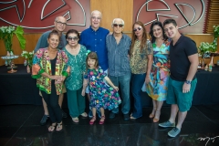 Luis Eduardo Lima, Ana Campos, Tereza Araújo, Letícia, Humberto Lima, Humberto Ferreira, Olga, Rose e Bruno Lima