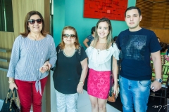 Rosa Dias, Aurigena Alves, Tatiana Plutarco e Roni Alves