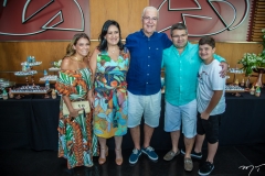 Vanessa Queiros, Rose, Humberto Lima, Mário e Pedro Queiros
