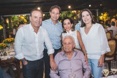 Binho, Sérgio, Humberto, Márcia e Denise Bezerra