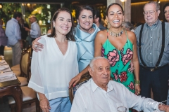 Denise, Silvana e Adauto Bezerra e Gil Santos