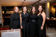 Jacqueline Philomeno, Roberta Ary, Martinha Assunção e Gena Campos