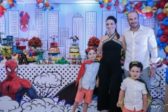 André, Ticiana, André e Bernardo Parente