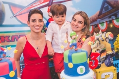 Ticiana Parente, Bernardo Parente e Daniela Barreira