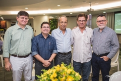 Herbert Melo, Alcir Porto, João Fontenele, Elias do Carmo e Marcos Albuquerque