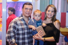 Abner, Leônidas e Karla Rios