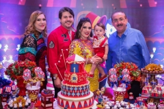 Hortência Rios, Bosco Filho, Cláudia Rios, Bosco Neto e Bosco Rios