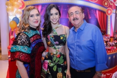 Hortência, Susana e Bosco Rios