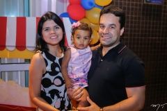 Natalia, Alice e Aristides Feitosa