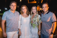 Edson Queiroz Neto, Ticiana Queiroz, Isabela e Drauzio Barros Leal