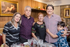Ana Lúcia Vieira, Antônio Pereira, Marister Athayde, Cicero e Gabriel Morais