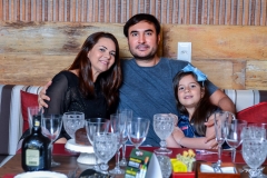 Rose Pereira, Jorge Medeiros e Katherine Medeiros