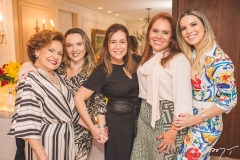 Maria Helena Alexandre, Luciana Marques, Adriana Teixeira, Cláudia Teixeira e Nathália Ponte