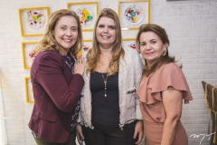 Andréa Delfino, Danielle Pinheiro e Sônia Praça