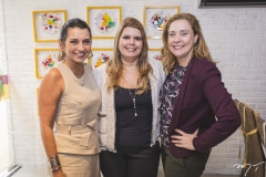 Márcia Travessoni, Danielle Pinheiro e Andréa Delfino