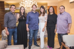 André Laprovitera, Larissa Laprovitera, Daniel Simões, Flávia Simões, Márcia Teixeira e Gera Teixeira